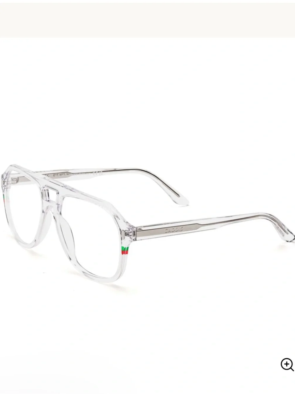 Caddis RCA Magnification 2.75  Transparent Aviator Glasses